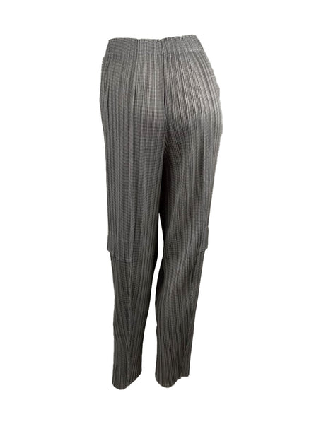 Slim Pleated Pants