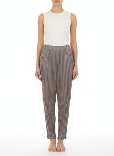 Slim Pleated Pants