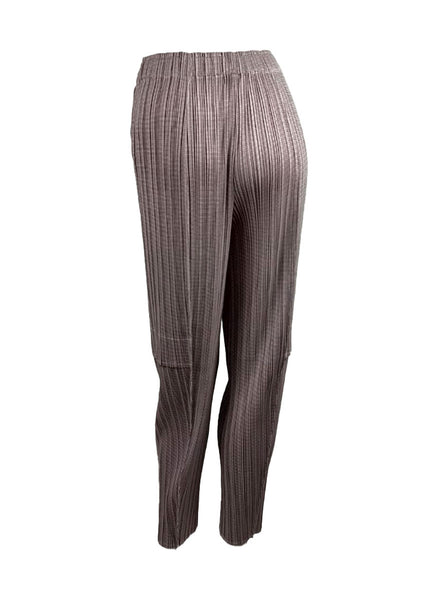 Slim Pleated Pants