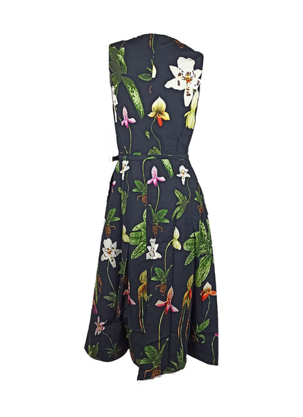 Midnight Orchid Bloom Dress