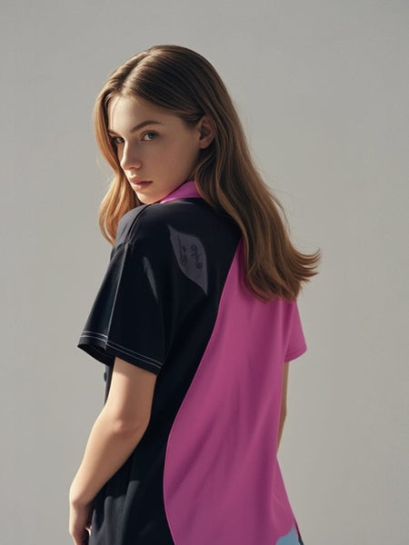 Sweetheart Polo Shirt Dress