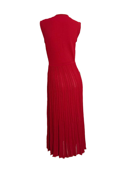 Structured Bodice Pockets Knit Dress