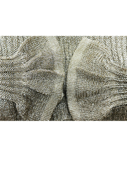 Ribbed Knit Fitted Silhouette Top