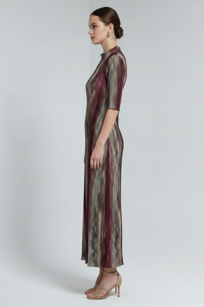 Multi-color Pleated Dress