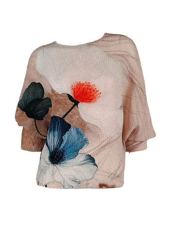 1250019 Long Sleeve Pleated Top *Last Piece