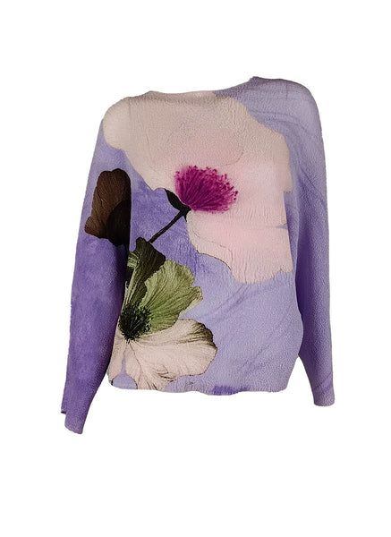 1250019 Long Sleeve Pleated Top *Last Piece