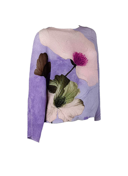 1250019 Long Sleeve Pleated Top *Last Piece