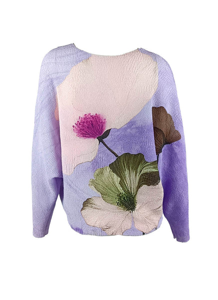 1250019 Long Sleeve Pleated Top *Last Piece