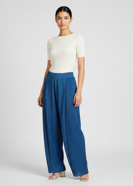 High Waist Pleated Pants