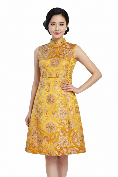 Floral Motifs Cheongsam
