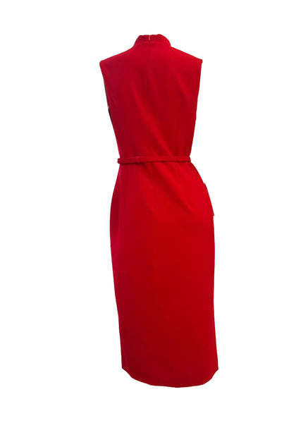 Buttons Belted Cheongsam