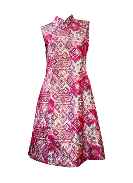 Diamond Jacquard Cheongsam