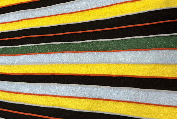 Vertical Stripes Midi Dress