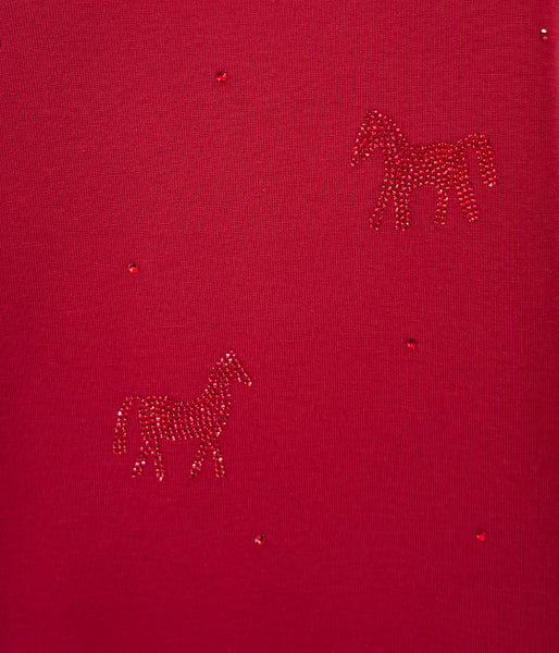 Sequin Horses Motifs Tee