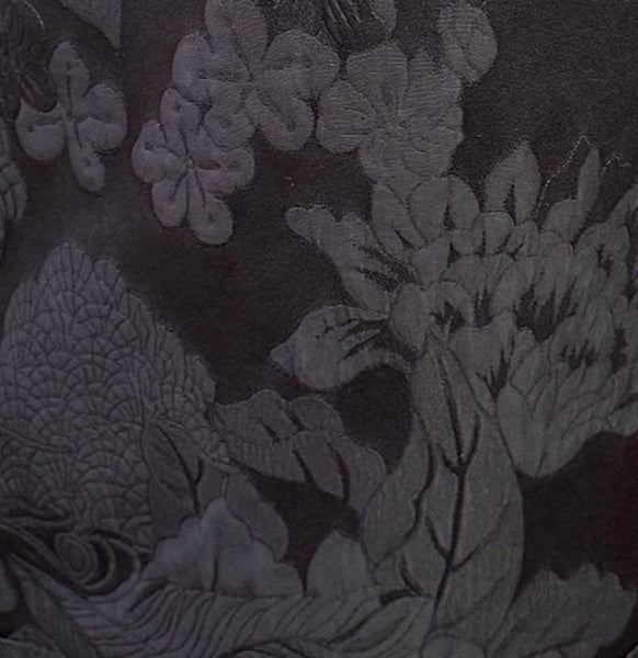 Floral Brocade Wide Leg Pants