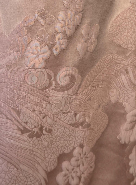 Floral Brocade Wide Leg Pants