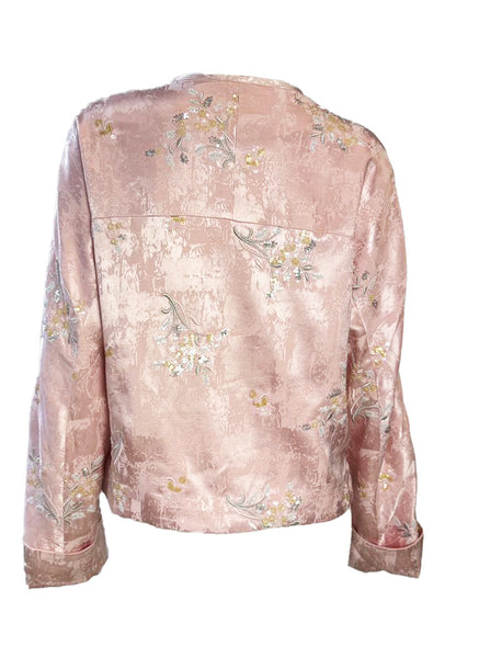 Sequin Embroidered Floral Jacket