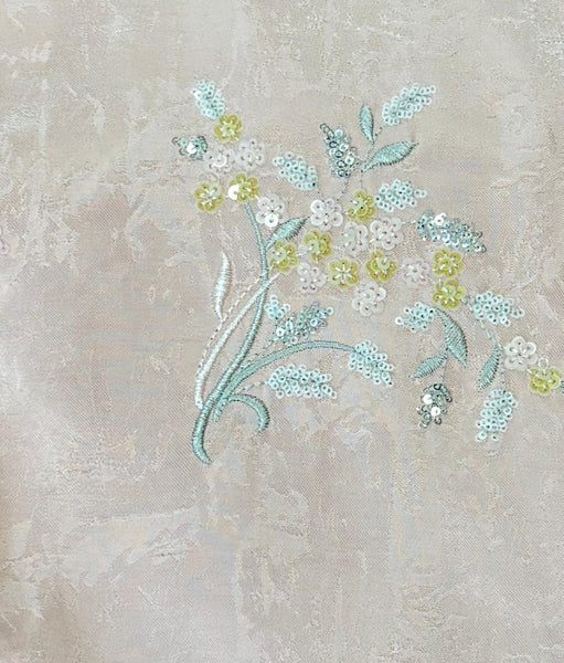 Sequin Embroidered Floral Jacket