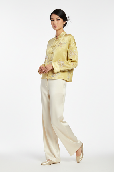 Sequin Embroidered Floral Jacket