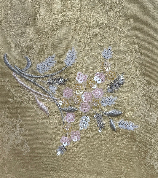 Sequin Embroidered Floral Jacket