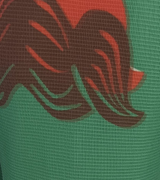 Wave-like Pleated top