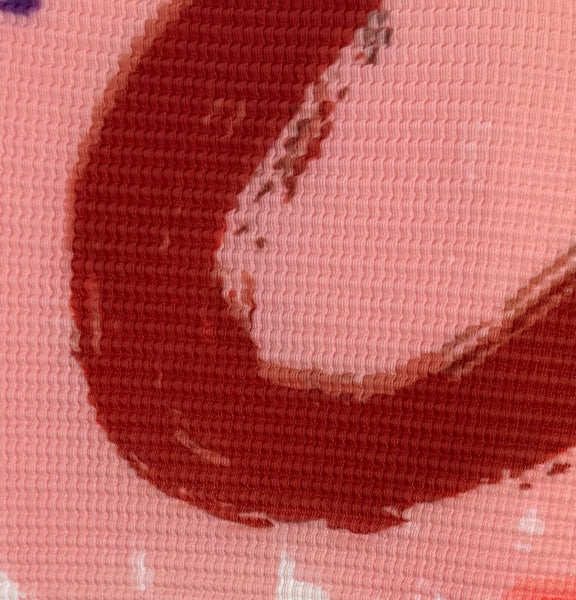 Irregular Pattern Pleated Top