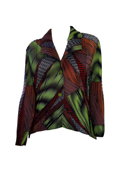 Diagonal Stripes Lightweight Jacket