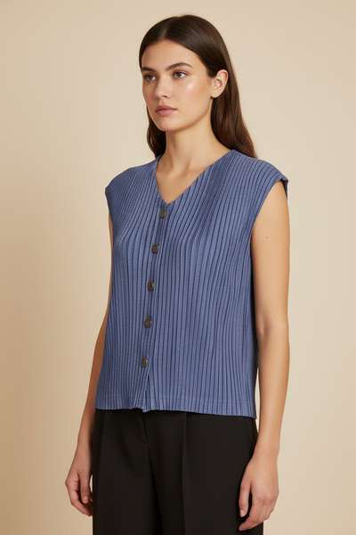 Pleated Vest Top