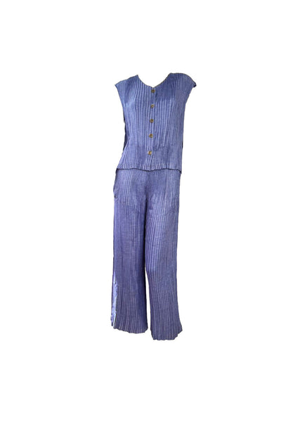 Wide Leg Pleated Pants