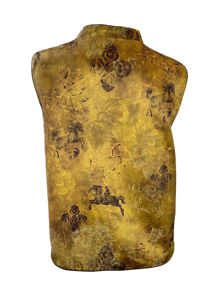 Script & Horses Oriental Silk Top