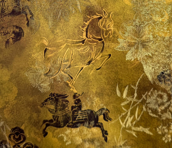 Script & Horses Oriental Silk Top