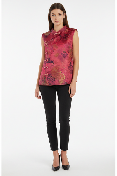 Script & Horses Oriental Vest Top