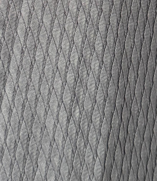 Diagonal Ribbed Pleats Midi Skirt