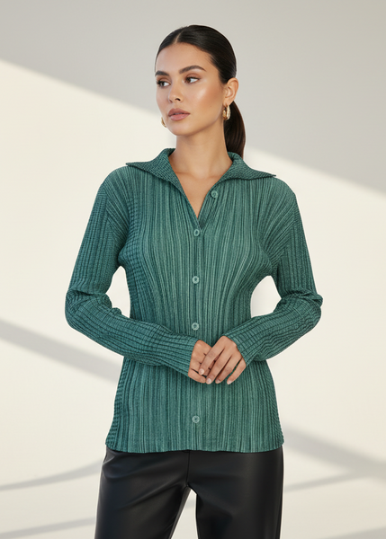 Button Front Cardigan Style Top