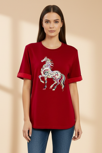 Bold Horse Embrodiered Tee