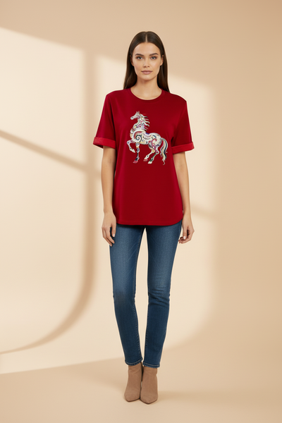 Bold Horse Embrodiered Tee