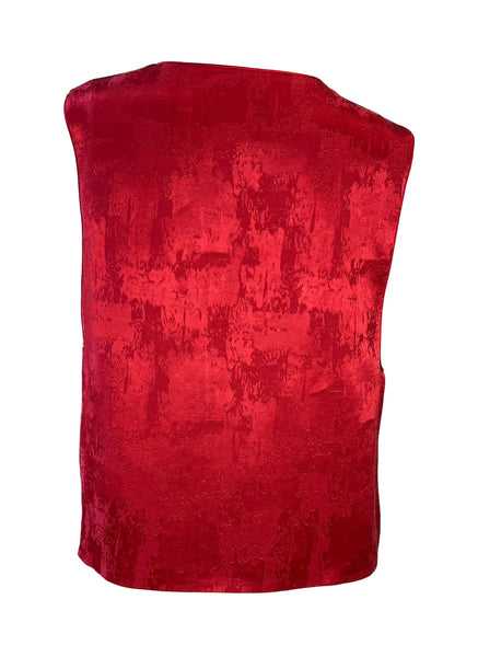 Horse Motifs Embroidered Vest Top