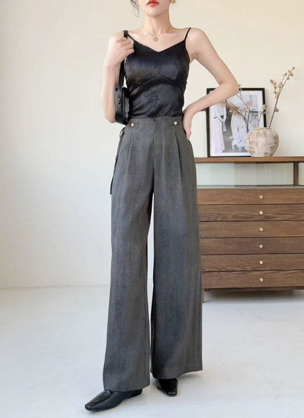 3250014 Wide Leg Linen Pants *Last Piece