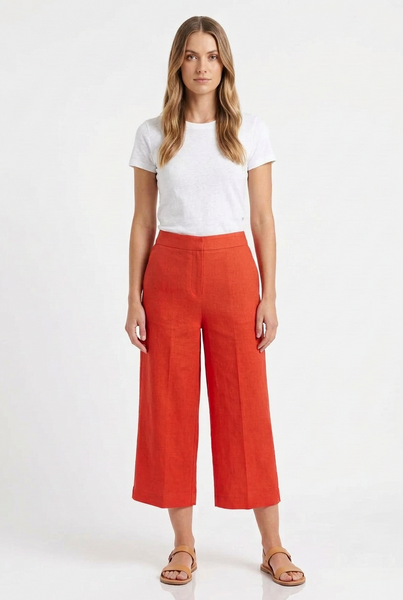 Wide Leg Linen Pants