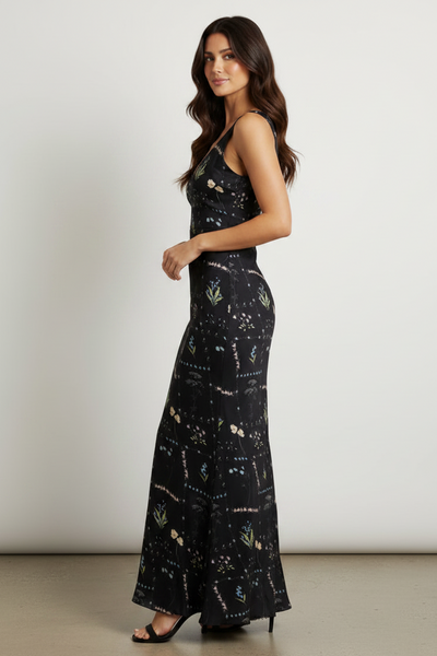 Floral Print Maxi Dress