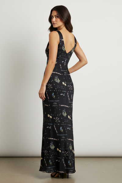 Floral Print Maxi Dress
