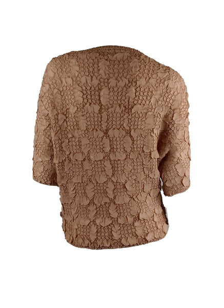 3250001 Printed Pleats Top *Preorder