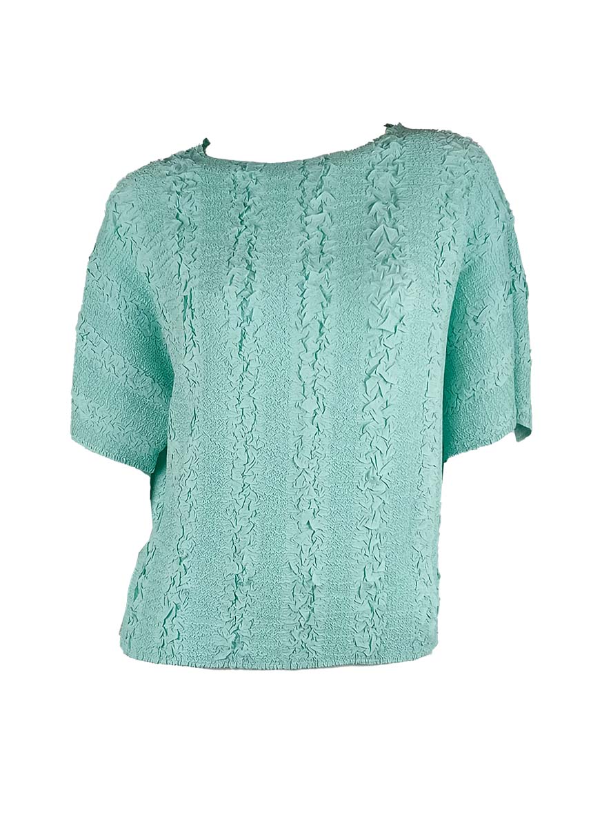 3250002 Embossed Pleats Top *Last Piece