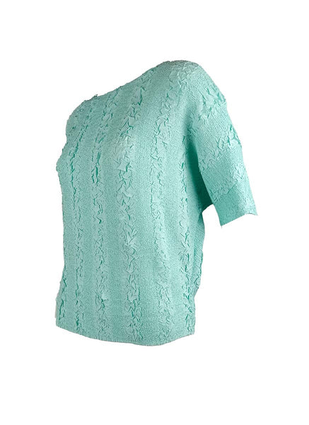 3250002 Embossed Pleats Top *Last Piece
