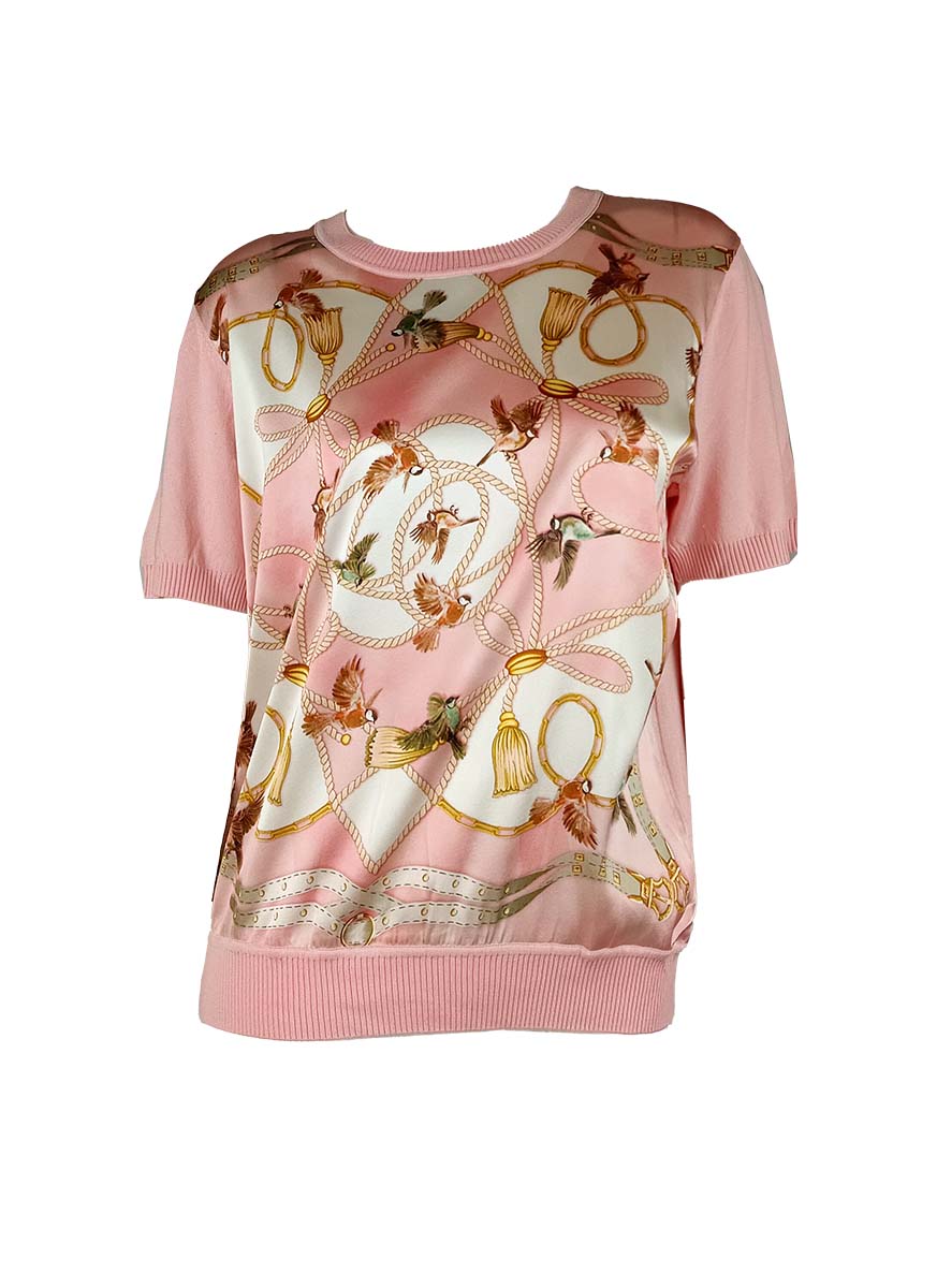 3250013 Silk Blended Knitted Top *Preorder