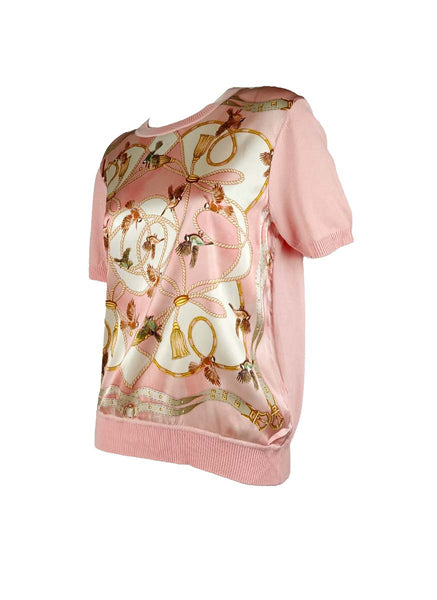 3250013 Silk Blended Knitted Top *Preorder