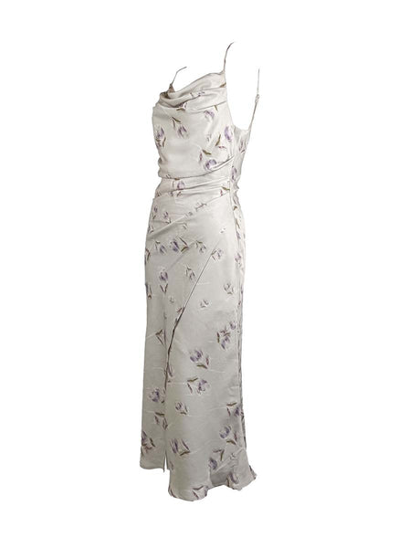 3250054 Floral Printed Slip Dress