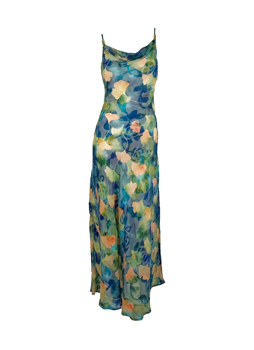 3250055 Floral Printed Slip Dress *Preorder
