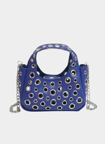 3250069 Shoulder Crossbody Eyelet Chain Small Bag *Last Piece