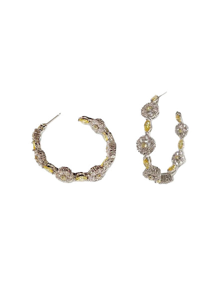 3250079 C-Shaped Hoop Earrings *Last Pair